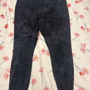 Nike Black Marbled Leggings